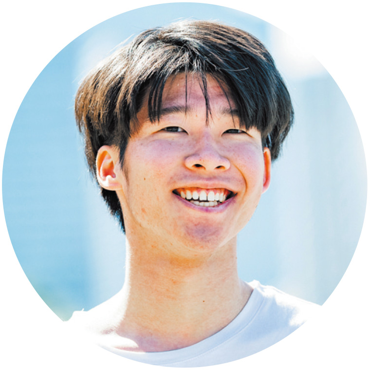 横澤崇成さん（2年）