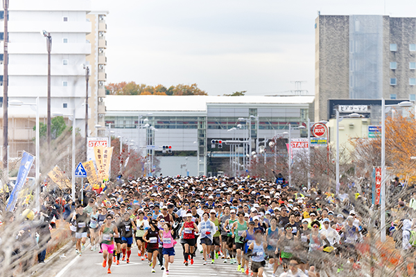 昨年新コースとなったつくばマラソン（写真／小野口健太）