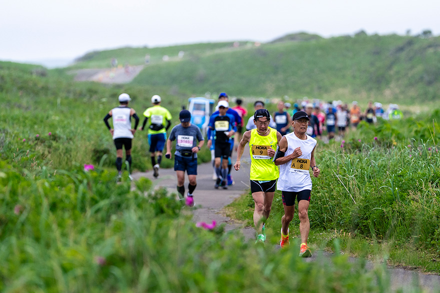 約80km～98kmのワッカ原生花園