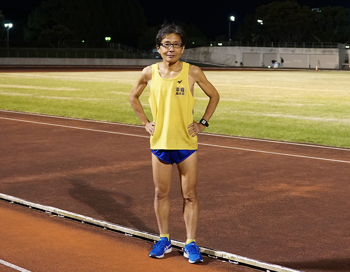 62歳でハーフマラソン1時間13分51秒を記録した吉永倫英さん