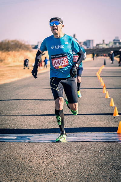 2時間57分33秒で完走した2025年1月のTHE CHALLENGE RACE （東京）