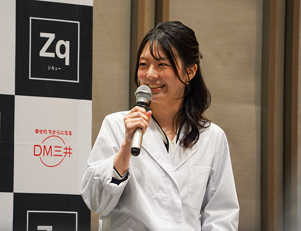 DM三井グループ研究所で糖質と健康・スポーツとの関わりを研究する板崎さん