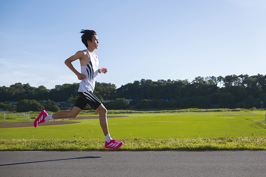 中学時代からアディゼロを愛用しているという太田蒼生選手