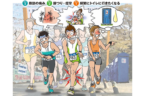 フルマラソン レース中の「困った」を解決①