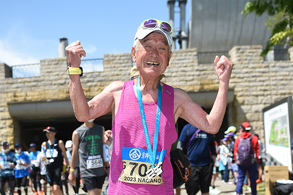 【速報】長野マラソン開催　87歳の小口親司さんが4時間10分22秒！