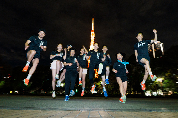 リーダーはフルマラソン3時間28分の女子大生　チームの合言葉は「HOP STEP RUNNING！」