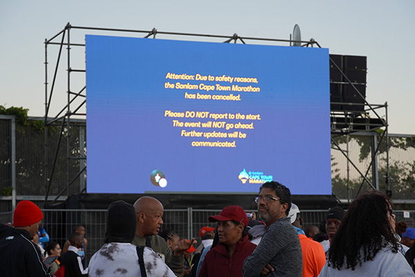 スタート1時間半前に強風で中止！　ワールドマラソンメジャーズ候補のケープタウンマラソン